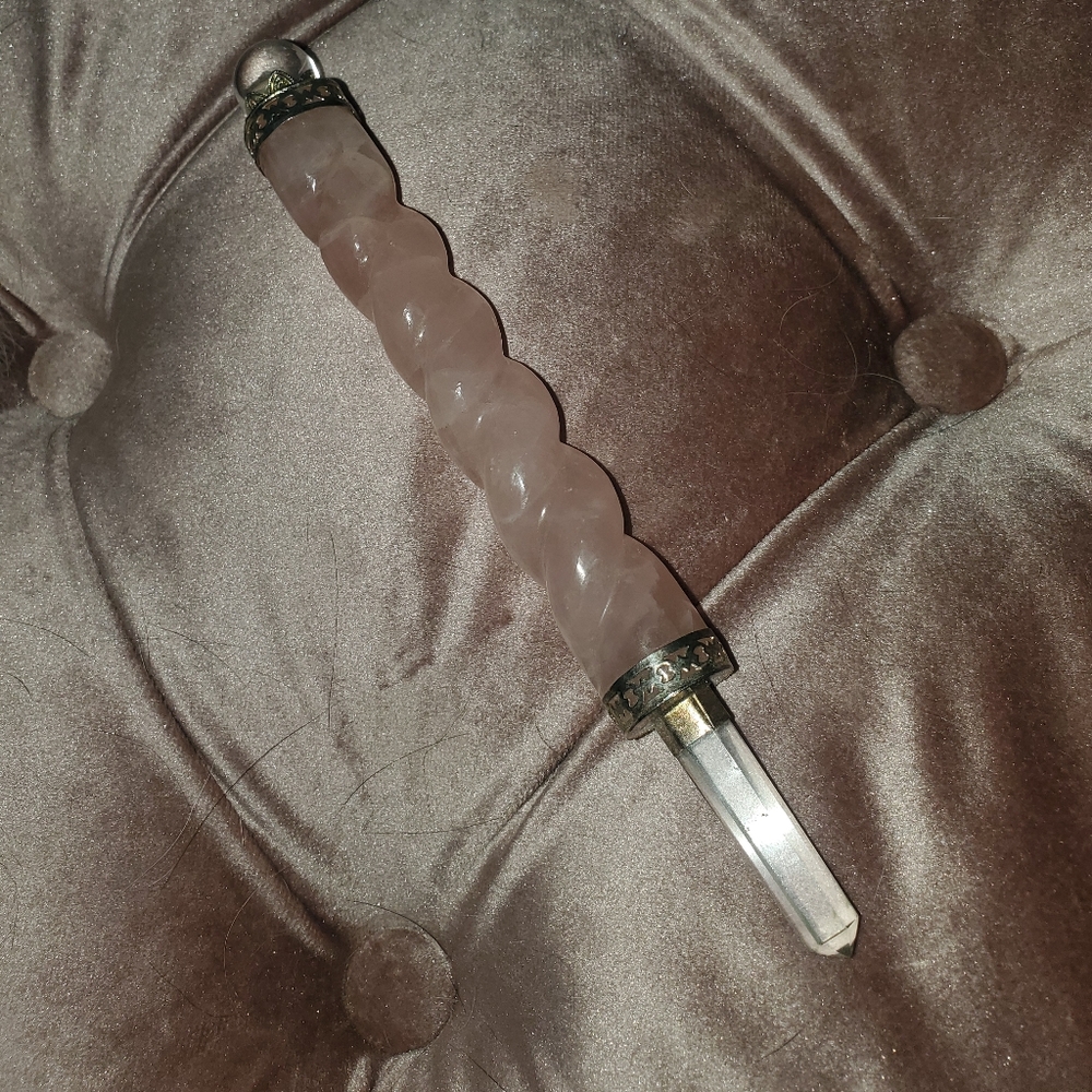 Rose Quartz Healing Wand